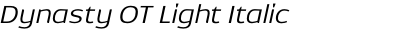 Dynasty OT Light Italic